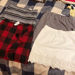 NWT lot of Jcrew skirts size 4-6